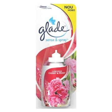 Glade Luscious Cherry & Peony Пълнител за микро спрей с аромат на череша и божур x10 мл