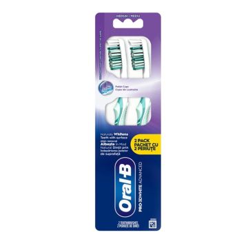 Oral-B Pro 3D White Advanced Четка за зъби х2 броя, Medium