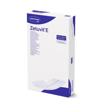 Hartmann Zetuvit E Хипоалергична четирислойна превръзка 15x25 см x10 броя