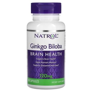 Гинко Билоба 120mg х60 капсули Natrol