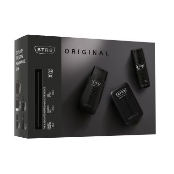 STR8 Original Промо комплект за мъже Тоалетна вода, Дезодорант спрей и Душ гел за тяло