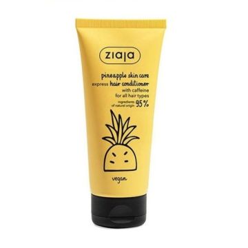Ziaja Pineapple Skin Care Балсам за всеки тип коса с ананас и кофеин x100 мл