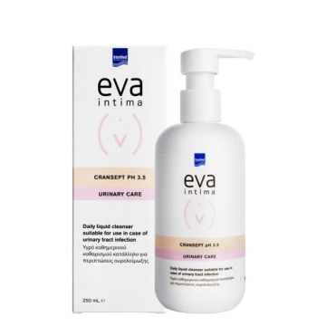 Eva Intima Cransept почистващ гел Грижа за пикочните пътища pH 3.5 х250 мл Intermed