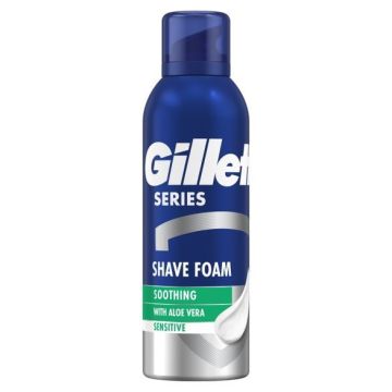 Gillette Series за мъже Пяна за бръснене за чувствителна кожа х200 мл