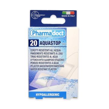 Pharmadoct Aquastop Водонепропускливи пластири, 2 размера x20 броя