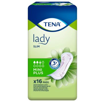Tena Lady Slim Mini Plus Урологични подложки за жени х16 броя