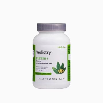 Vedistry Neem+ Нийм + Дълъг пипер за детоксикация и имунитет x60 таблетки Charak