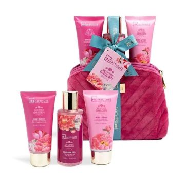 IDC Institute Scented Garden Peony Подаръчен комплект с аромат на божур от 4 части, 42245