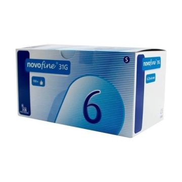 Novofine 31G Игла за инсулинова писалка 6 мм x100 брой