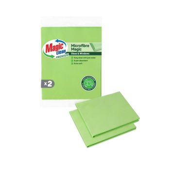 Magic Clean Premium Микрофибърна кърпа х2 броя