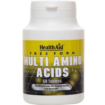 Multi Amino Acids Аминокиселини в свободна форма х60 таблетки Health Aid