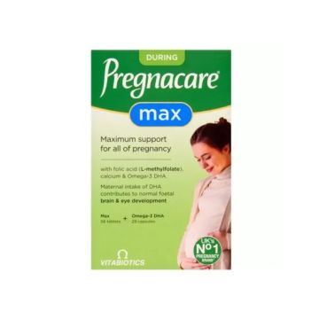 Pregnacare Max + Омега 3 Хранителна добавка за периода на бременността х56 таблетки + 28 капсули VitaBiotics