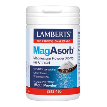 MagAsorb Магнезий цитрат на праx х165 г Lamberts