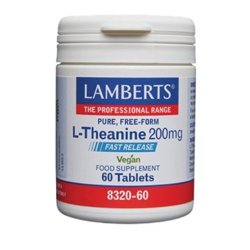 L-Теанин 200мг х60 капсули Lamberts