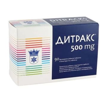 Дитракс за венозен тонус 500 мг х90 таблетки Rex Pharmaceuticals