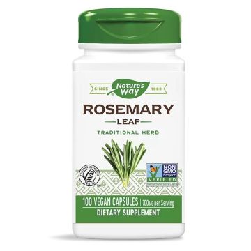 Розмарин (лист) за памет и ясна мисъл 350мг х100 капсули Nature's Way