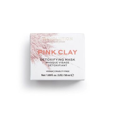 Revolution Skincare Pink Clay Детокс маска за лице розова глина x50 мл