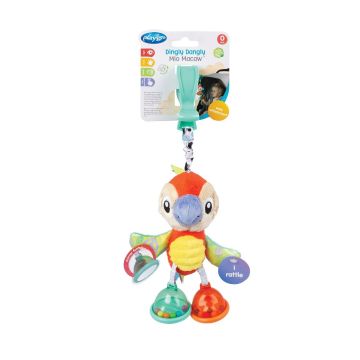 Playgro Играчка за закачане папагалчето Мио 0+ месеца