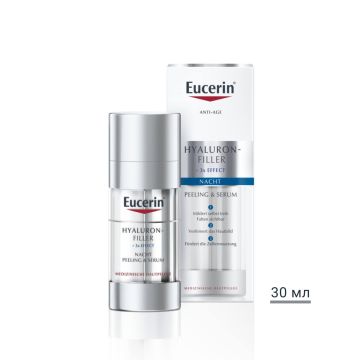 Eucerin Hyaluron-Filler Нощен пилинг и серум за лице против стареене х30 мл