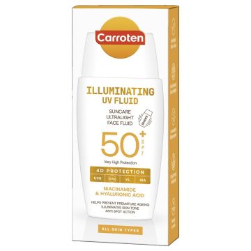 Carroten Iluminat Слънцезащитен флуид за лице SPF50+ х40 мл