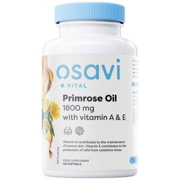 Масло от Вечерна иглика с витамин А и Е 1800 mg х60 меки капсули Osavi