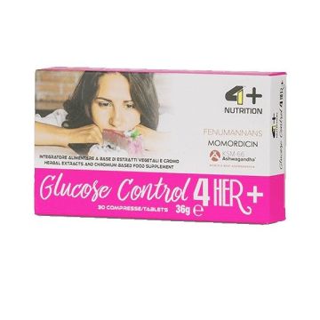 Глюкоза контрол плюс за жени х30 таблетки 4+ Nutrition
