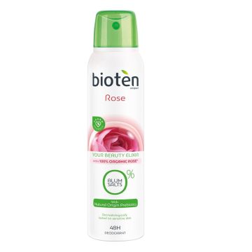 Bioten Rose Дезодорант спрей против изпотяване с роза x150 мл