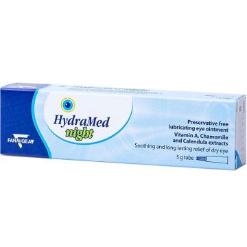 Хидрамед нощ Офталмологична маз х5 грама Naturpharma