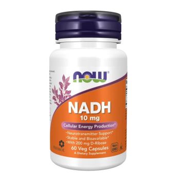 NADH 10 мг x60 капсули, Now Foods