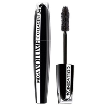 Loreal Paris Mega Volume Collagene 24h Спирала за мега обемни мигли, черен цвят