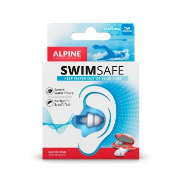 Alpine SwimSafe Тапи за уши за плуване х1 чифт