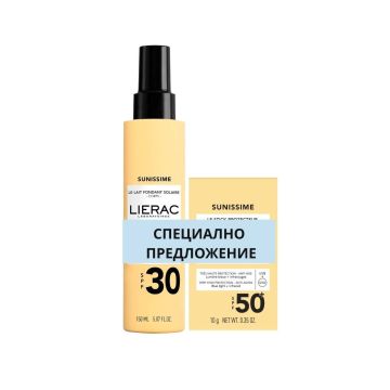 Lierac Sunissime Комплект за лице и тяло слънцезащитен лосион и стик