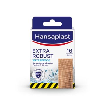 Hansaplast Extra Robust Водоустойчиви пластири за рани х16 броя