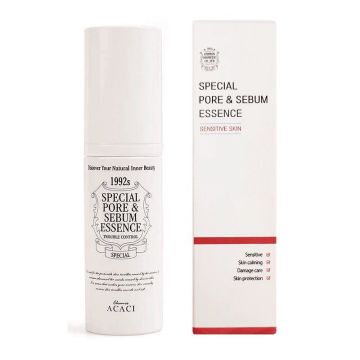 Chamos Acaci Special Pore & Sebum Essence Коригиращ серум за разширени пори и черни точки x50 мл