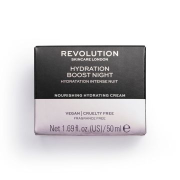 Revolution Skincare Hydra Boost Нощен крем за лице с хиалуронова киселина x50 мл