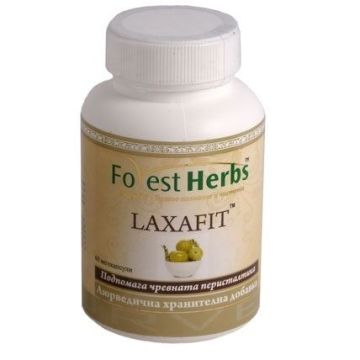 Laxafit / Лаксафит Аюрведична хранителна добавка при запек х60 капсули - Forest Herbs