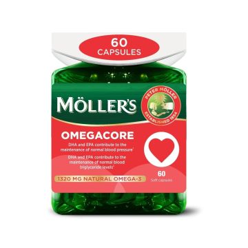Moller's Omegacore ОМЕГА-3 за сърдечно-съдовата система x60 капсули