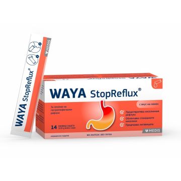 Waya StopReflux при киселини и рефлукс х14 сашета Medis