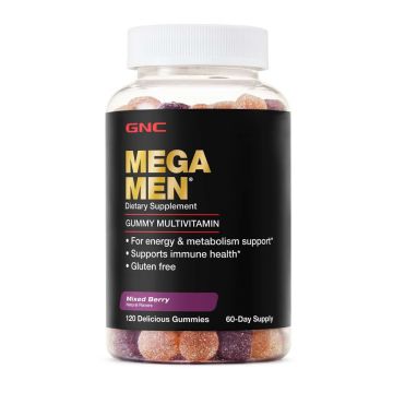 GNC Mega Men Мултивитамини за мъже x120 желирани таблетки