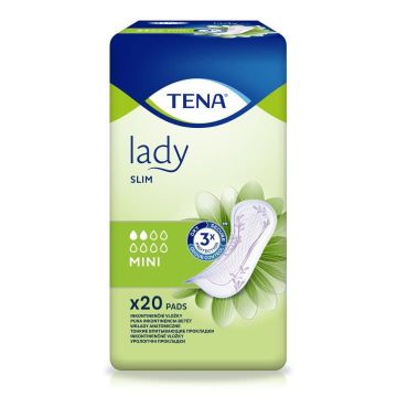 Tena Lady Slim Mini Урологични подложки за жени х20 броя