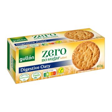 Gullon Diet Nature Digestive Avena Диетични бисквити Дайджестив С овесени ядки Без добавена захар х410 грама