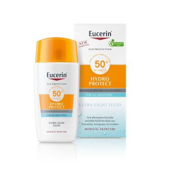 Eucerin Sun Hydro Protect Слънцезащитен ултралек флуид за лице SPF50+x50 мл