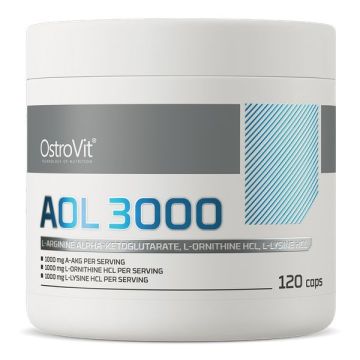 AOL Аргинин, Орнитин и Лизин х120 капсули OstroVit