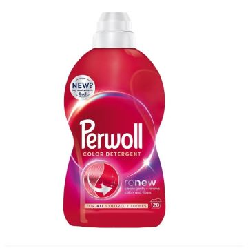 Perwoll Renew Color Течен перилен препарат за цветни тъкани x1 л, 20 пранета