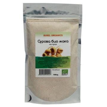 Burel Organics Сурова био мака на прах х100 грама
