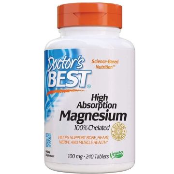 Магнезий Хелатен 100мг х240 таблетки Doctor's Best