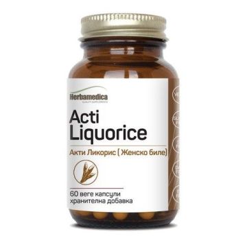 Акти Ликорис 400 mg х60 веге капсули Herbamedica