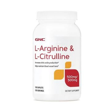 Л-Аргинин и Л-Цитрулин х120 каплети GNC