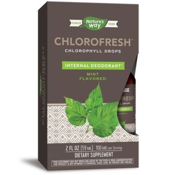 Chlorofresh Хлорофилови капки за детоксикация и храносмилателни смущения х59 мл Nature's Way