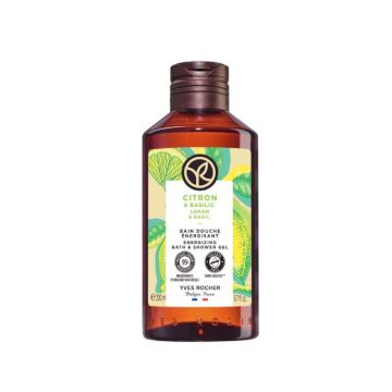 Yves Rocher Bain Nature Душ гел за тяло Лимон и босилек x200 мл
